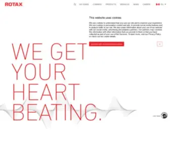 Rotax.com(We get your heart beating) Screenshot