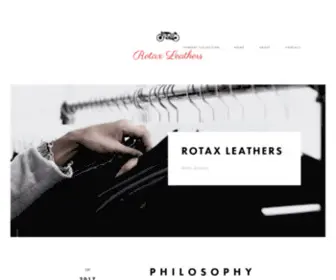 Rotaxleather.com(Rotax Leathers Jackets) Screenshot