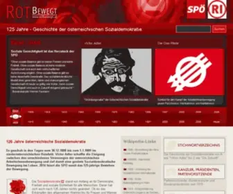 Rotbewegt.at(SPÖ) Screenshot