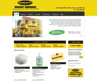 Rotblotts.com(Rotblott's Discount Warehouse) Screenshot