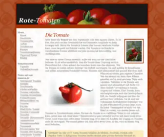 Rote-Tomaten.de(Tomaten Informationen auf) Screenshot