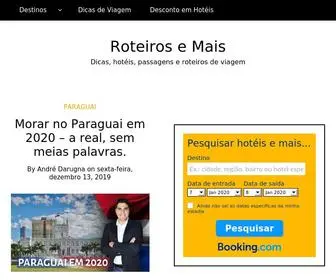 Roteirosemais.com(Roteiros e Mais) Screenshot