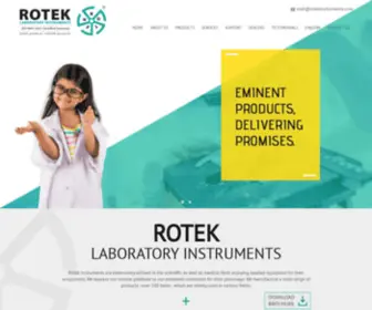 Rotekinstruments.com(ISOCertified Company) Screenshot