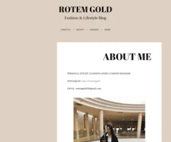RotemGold.com(Fashion & Lifestyle Blog) Screenshot