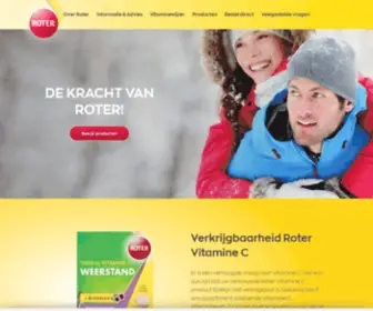 Roter.nl(Alles over vitamines en mineralen) Screenshot