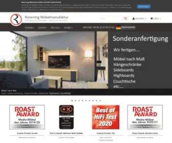 Roterring.eu(TV-Möbel von Roterring. Dein Zuhause) Screenshot