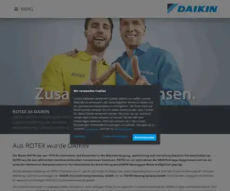 Rotex.de(Das Heizsystem mit Zukunft) Screenshot