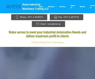 Rotexuae.com(ROTEX Industrial Machinery Trading) Screenshot