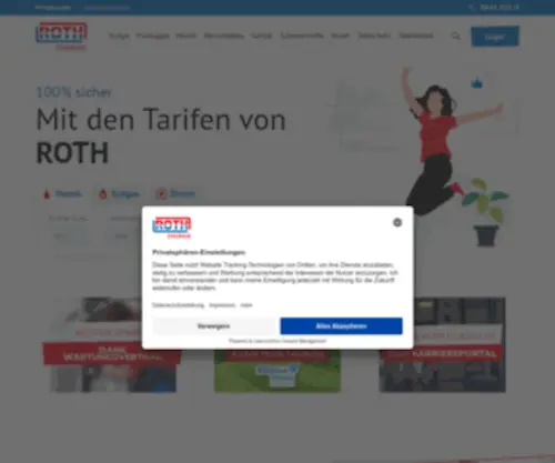 Roth-Gruppe.com(Start) Screenshot