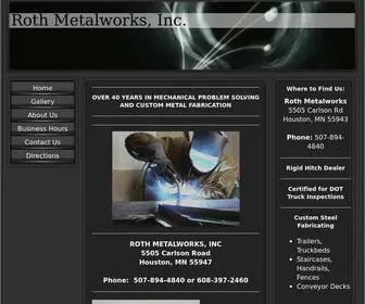 Roth-Metalworks.com(Roth Metalworks) Screenshot