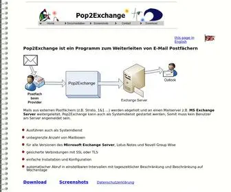 Roth-WEB.com(Pop2Exchange) Screenshot