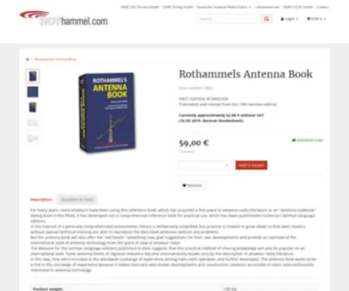 Rothammel.com(Rothammels Antenna Book) Screenshot