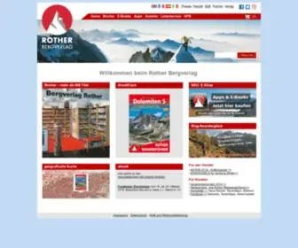 Rother.de(Rother Bergverlag) Screenshot