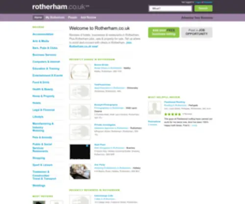 Rotherham.co.uk(Rotherham Hotels) Screenshot