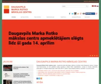 Rothkocenter.com(Daugavpils Marka Rotko mākslas centrs) Screenshot