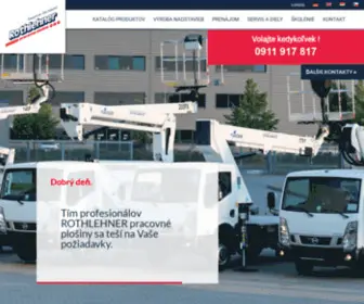 Rothlehner.sk(Rothlehner) Screenshot