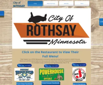 Rothsay.org(CITY OF ROTHSAY) Screenshot