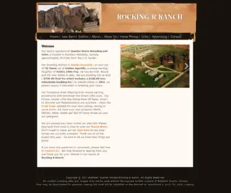 Rothwellquarterhorses.com(ROCKING R RANCH) Screenshot