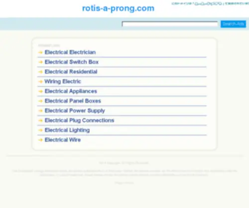 Rotis-A-Prong.com(Rotis A Prong) Screenshot