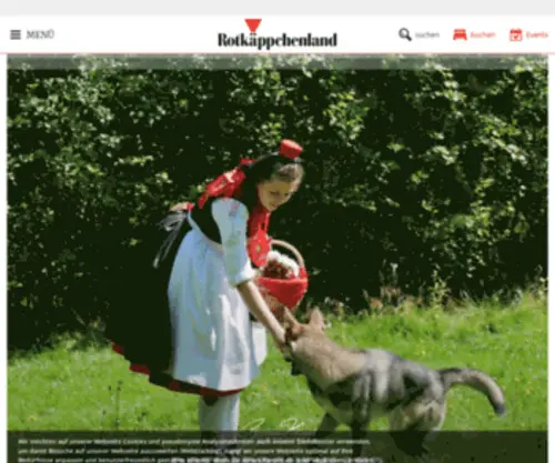 Rotkaeppchenland.de(Rotkäppchenland) Screenshot
