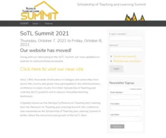 Rotlsummit.com(SoTL SUMMIT) Screenshot