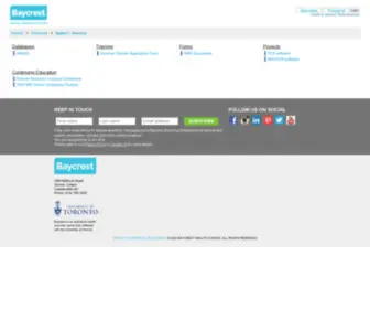 Rotman-Baycrest.on.ca(Support) Screenshot