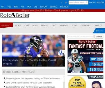 Rotoballer.com(Fantasy Football News) Screenshot