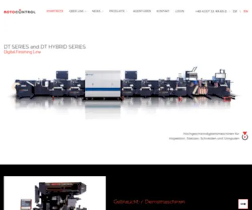 Rotocontrol.com(Printing, Packaging and Labeling Solutions in Hobart, WI) Screenshot