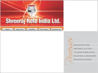 Rotoindia.com(Shreeraj Roto India Ltd) Screenshot