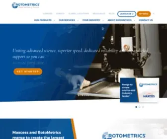 Rotometrics.com(Maxcess) Screenshot