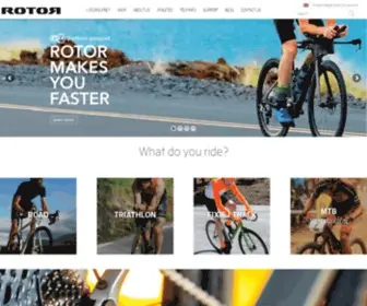 Rotorbike.com(ROTOR Bike Components) Screenshot