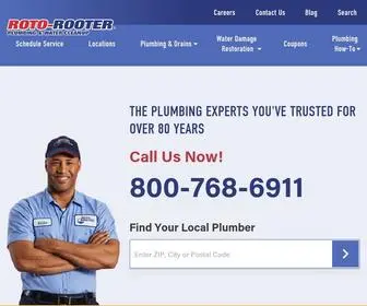 Rotorooter.com(Roto-Rooter®) Screenshot