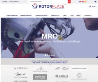 Rotorplace.com(Find the highest quality helicopter spare parts) Screenshot