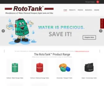 Rototank.co.za(Polyethylene Water) Screenshot