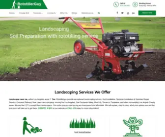 Rototillerguy.com(RototillerGuy Landscaper) Screenshot