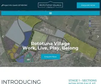 Rototunavillage.co.nz(House and Land Packages Hamilton) Screenshot