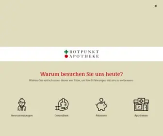 Rotpunkt-Apotheken.ch(Rotpunkt Apotheke) Screenshot
