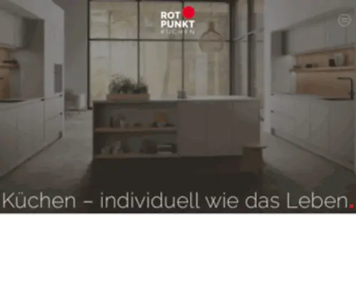 Rotpunkt-Kuechen.de(Individuelle, hochwertige und moderne Küchen) Screenshot