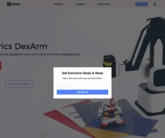 Rotrics.com(All-in-One Desktop Robotic Arm) Screenshot