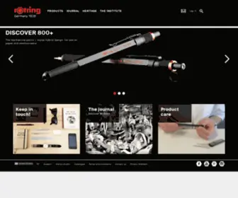 Rotringpens.co.uk(Official eshop international shipping) Screenshot