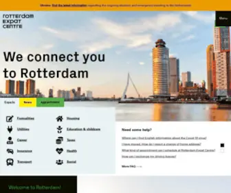 Rotterdamexpatcentre.nl(Rotterdamexpatcentre) Screenshot