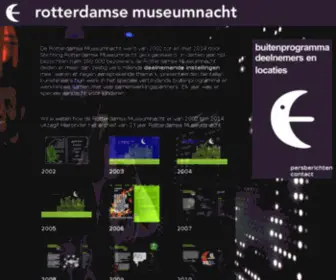 Rotterdamsemuseumnacht.nl(Rotterdamse Museumnacht) Screenshot