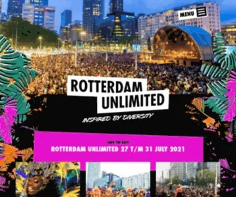 Rotterdamunlimited.com(Rotterdam Unlimited) Screenshot