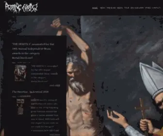 Rotting-Christ.com(Rotting Christ Official Abyss) Screenshot