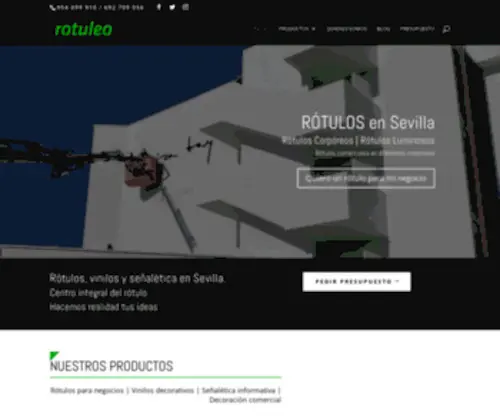 Rotuleo.es(Rótulos en Sevilla) Screenshot