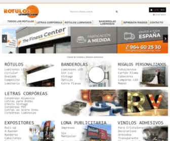 Rotuloslevante.es(Rótulos luminosos) Screenshot