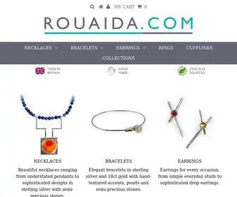 Rouaida.com(Unique handmade designer jewellery) Screenshot