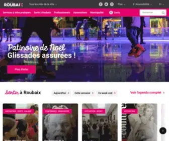 Roubaix.fr(Site officiel de la ville de Roubaix) Screenshot