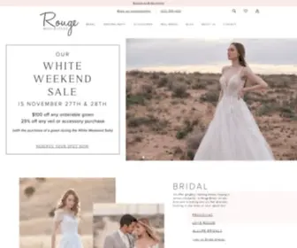 Rougebridal.com(Rouge Bridal Boutique) Screenshot