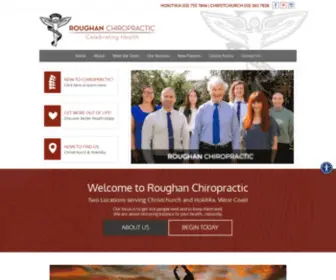 Roughan.co.nz(Chiropractor Christchurch) Screenshot